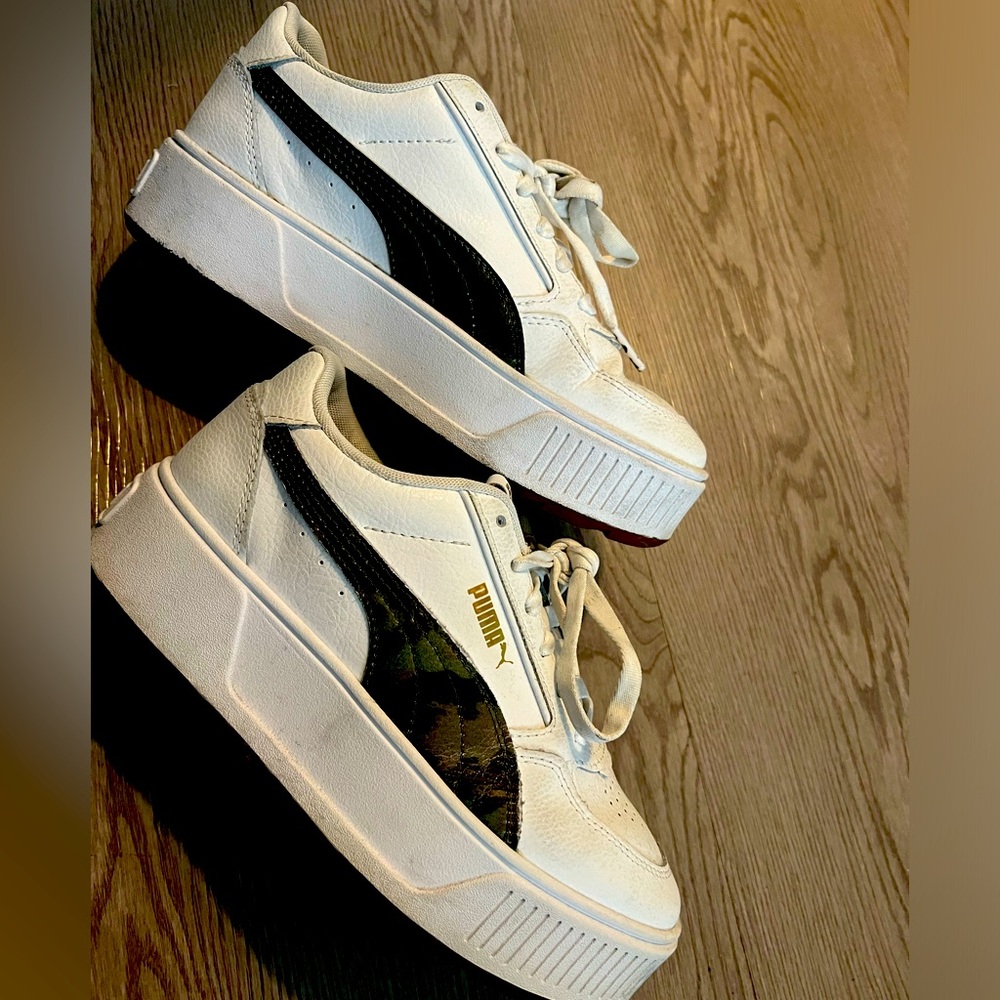 PUMA White Camo sneakers